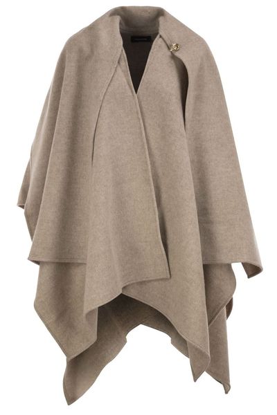 Fabiana Filippi Draped Jewellery-Fastening Cape