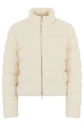 Moncler Ribbed Cropped Down Jacket