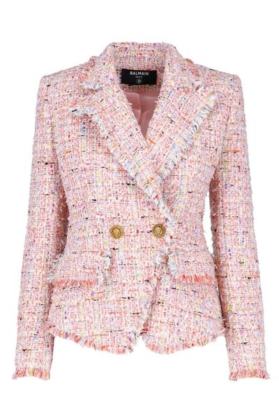 Balmain Tweed 2-Button Jacket