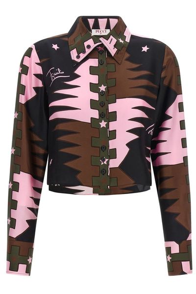 PUCCI Valdimontone Cropped Shirt