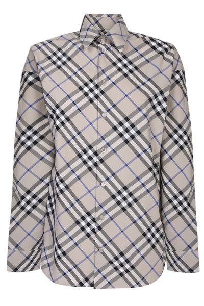 Burberry Checked Long Sleeved Shirt
