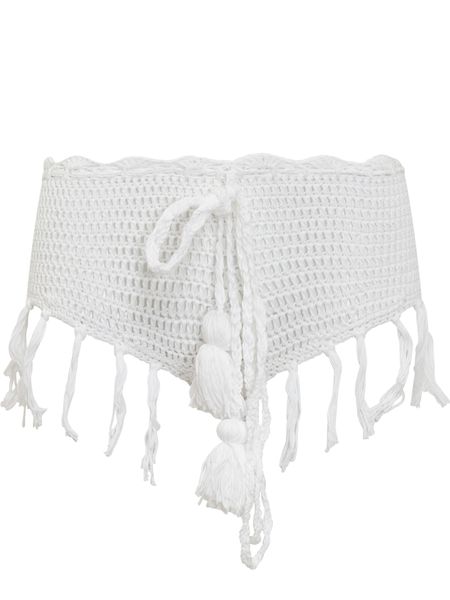 Matimì Crochet Fringe Shorts
