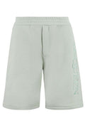 Alexander McQueen Logo Embroidered Bermuda Shorts