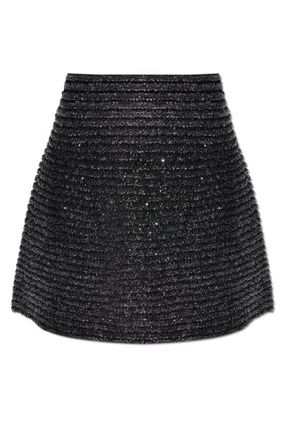 Alaïa Sequinned A-Line Mini Skirt