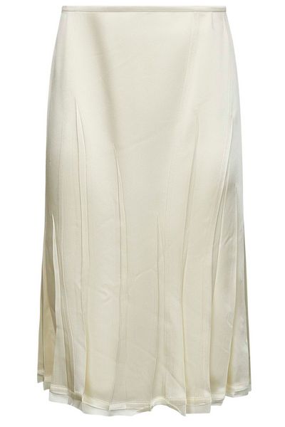 Jil Sander Envers Satin Flared Skirt
