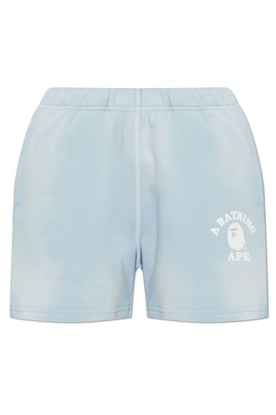 A BATHING APE® Logo Print Shorts