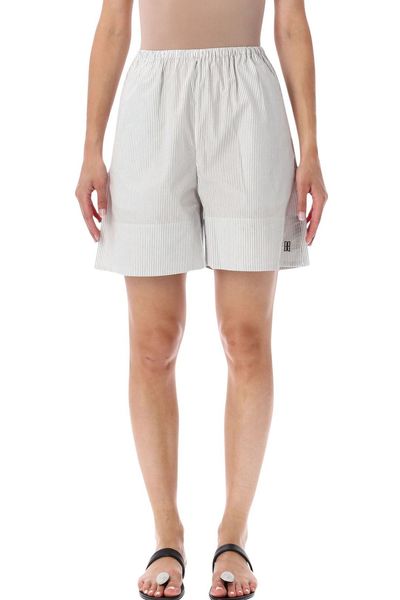 By Malene Birger Siona Striped Shorts