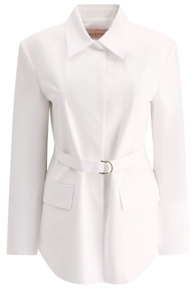 Valentino Belted Long-Sleeved Shirt