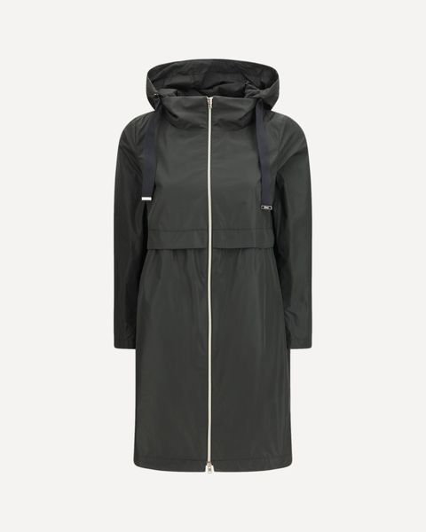 Herno Long A-Line Hooded Jacket