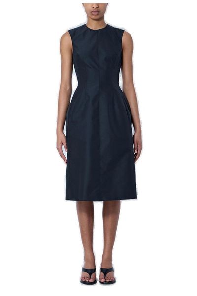Jil Sander Sleeveless A-Line Midi Dress