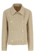Brunello Cucinelli Double-Breasted Cropped Jacket