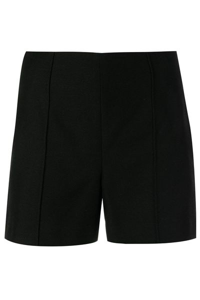 Vince Sculptural Pleated Panama Shorts