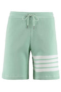 Thom Browne 4-Bar Striped Drawstring Shorts