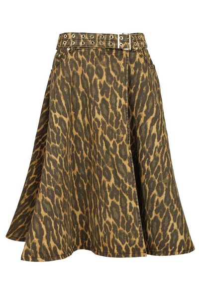 Ganni Denim Wrap Skirt