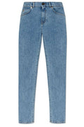 Balmain Logo Patch Skinny Jeans