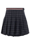 Thom Browne Windowpane Houndstooth RWB Stripe Skirt