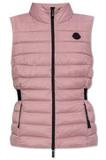 Moncler Logo Patch Zip-Up Padded Vest