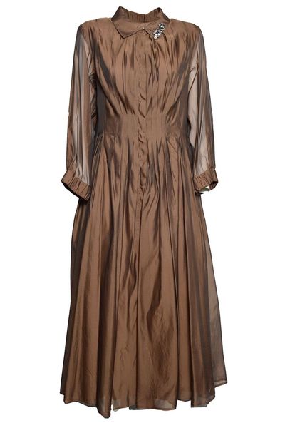 'S Max Mara Stmvetro Organza Shirt Dress