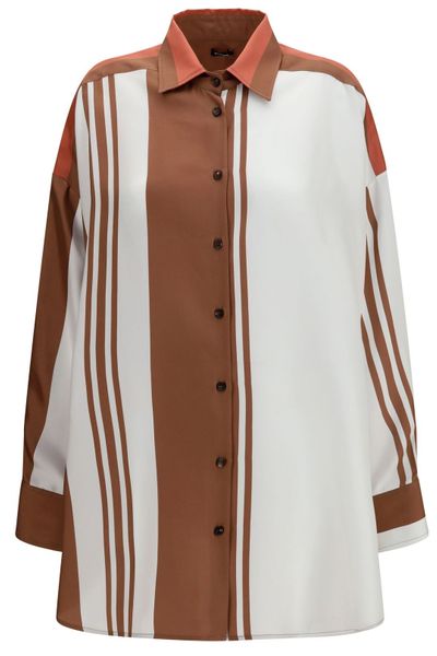 Kiton Long Striped Shirt