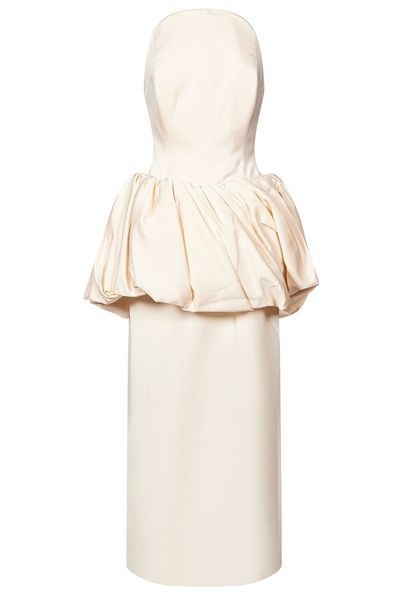Magda Butrym Bubble Peplum Column Gown