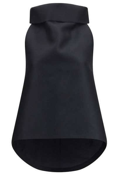 Balenciaga Bow Back High Neck Top