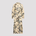 Etro Printed Belted Midi Dress