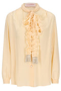 Valentino Ruffled Straight Hem Shirt