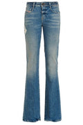 Diesel Logo Patch Flared Jeans
