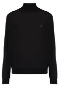 Versace Medusa Embroidered Turtleneck Jumper