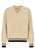 AMI Paris Long-Sleeved V-Neck Jumper