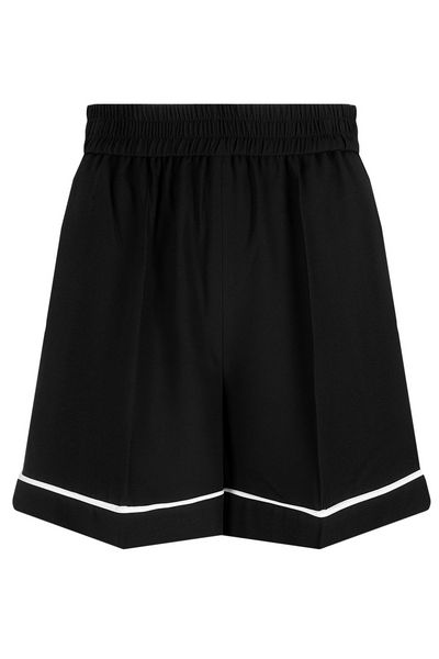 RED Valentino REDValentino High Waist Contrasting Trim Shorts