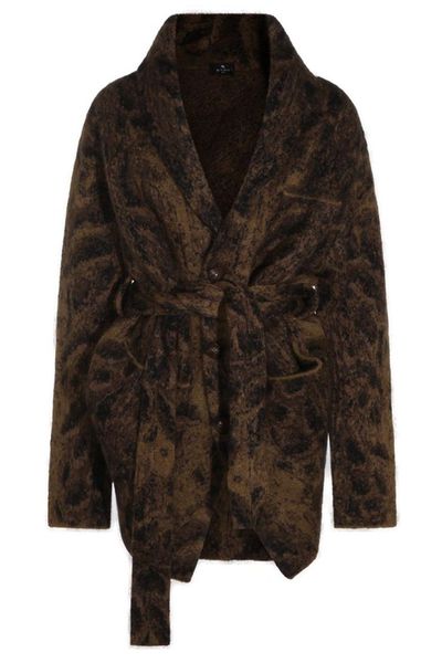 Etro Long-Sleeved Belted Cardigan
