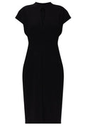 Jil Sander Keyhole Neck Midi Dress