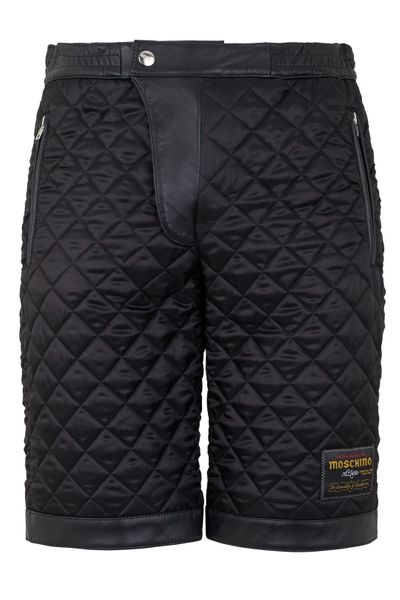 Moschino Logo Patch Button Detailed Shorts
