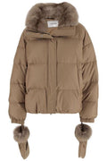 Yves Salomon Cropped Down Jacket