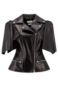 Alexander McQueen Short Sleeved Zipped Jacket
