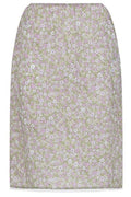 Prada Flora-Printed Midi Skirt