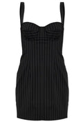 Dolce & Gabbana Pinstriped Mini Slip Dress