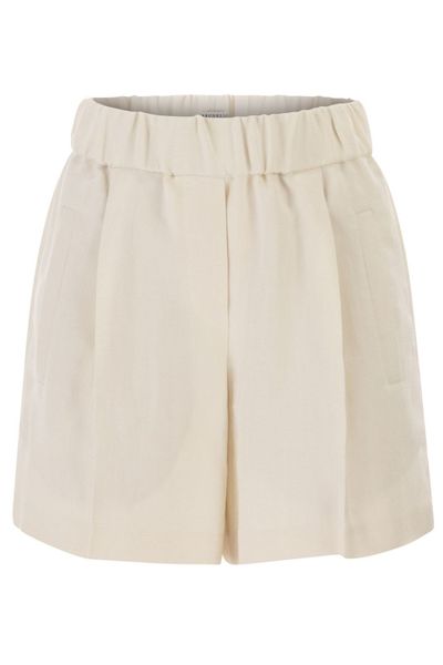 Brunello Cucinelli Fluid Twill Baggy Shorts