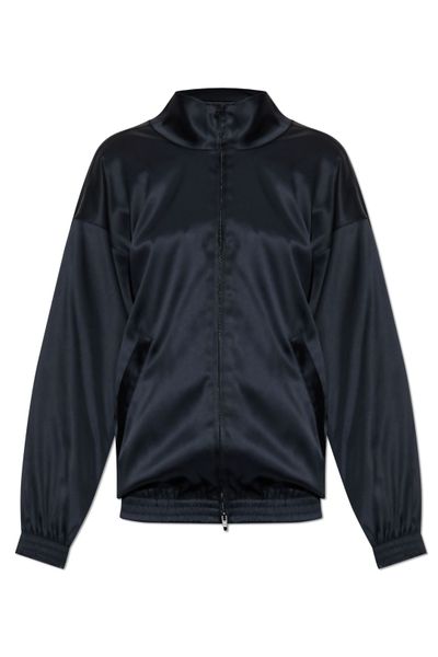 Balenciaga Zip-Up Stand Up Collared Jacket