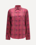Ermanno Scervino Crystal Check Satin Shirt