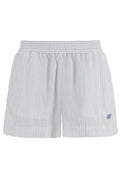 Stella McCartney Logo Embroidered Striped Shorts