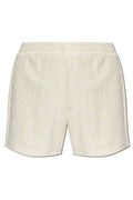 Tory Burch Terry Jacquard Logo Shorts