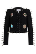 Moschino Couture! Cropped Tweed Jacket