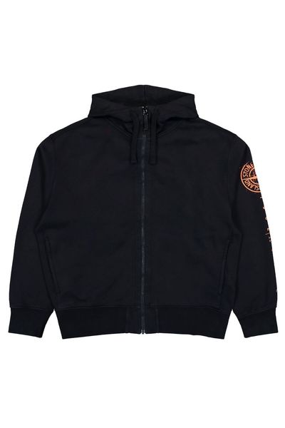 Stone Island Oversized-Fit Zip-Up Sweatshirt