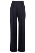 Kiton Stretch Wide-Leg Pants