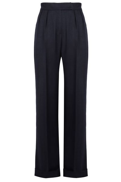 Kiton Stretch Wide-Leg Pants