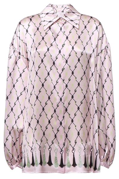 Genny Allover Tassel-Print Shirt