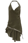 Alexander McQueen Embellished Asymmetric Top