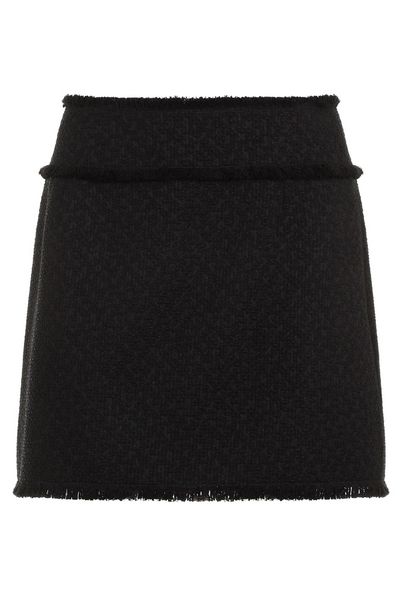 Dolce & Gabbana Raw-Cut Hem Mini Skirt